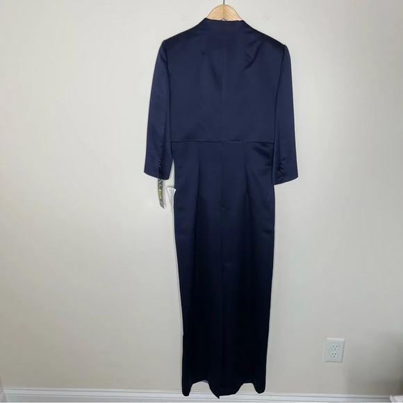 Alex Evenings Women's Maxi Formal Jacket Dress Vintage Y2K Made in USA  modest - Picture 8 of 16